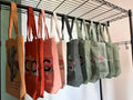 Green CCC Tote Bag, Green Logo, Small