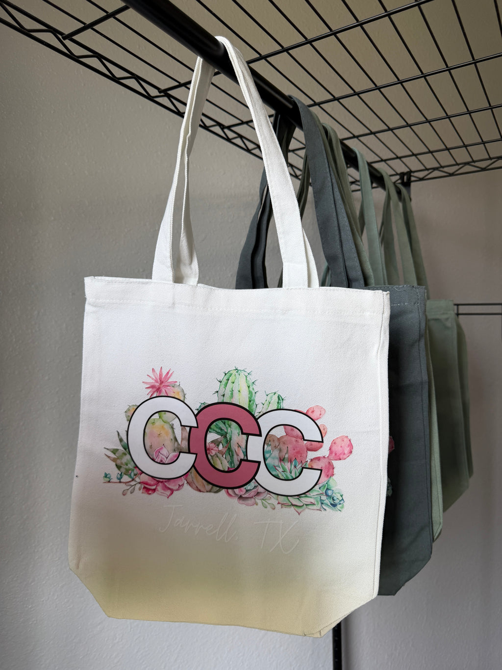 White CCC Tote bag, Small